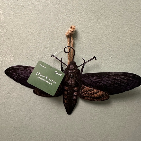 Time and Place set of Metal Moth wall decor - Picture 6 of 8